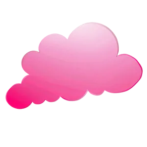 Pink Cloud Silhouette PNG 06252024 PNG