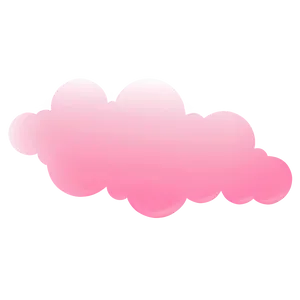 Pink Cloud Silhouette PNG Vmn73 PNG