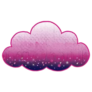 Pink Cloud Vector Graphic PNG Ako56
