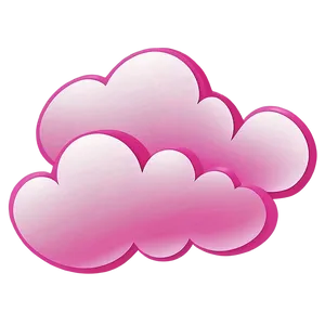 Pink Cloud With Light Flares PNG Dvy67 PNG