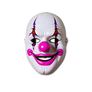 Pink Clown Mask PNG 06212024