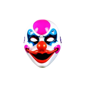 Pink Clown Mask PNG Gke