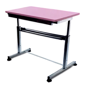 Pink Computer Desk PNG 06262024