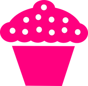 Pink Cupcake Clipart PNG image