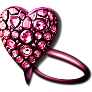 Pink Diamond Heart Beauty Icon PNG 06282024 PNG