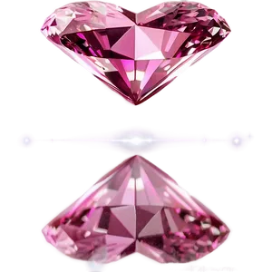Pink Diamond Heart Romance PNG Vwp