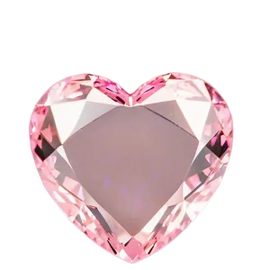 Pink Diamond Heart Spectacle PNG Ygj