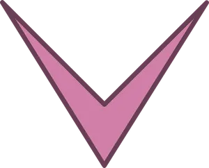 Pink Downward Arrow