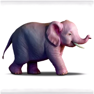 Pink Elephant And Friends Png Ckx PNG image