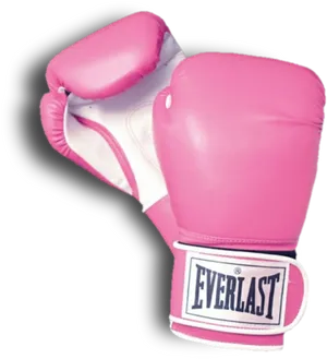 Pink Everlast Boxing Gloves PNG image