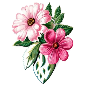 Pink Floral Bouquet PNG Bot