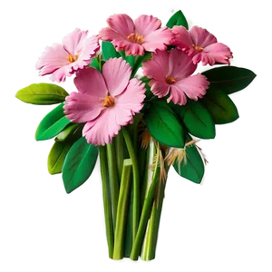 Pink Floral Bouquet PNG Rqm70