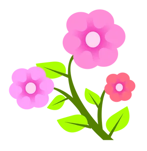 Pink Floral Illustration