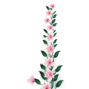 Pink Flower Border PNG 86 PNG