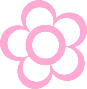 Pink Flower Graphic Design PNG image