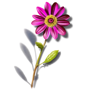 Pink Flower In Sunshine PNG 90