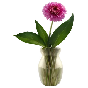 Pink Flower In Vase PNG Ypj