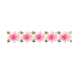 Pink Flower Pattern PNG Vou