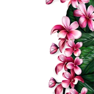 Pink Flowers Art PNG Lwf PNG