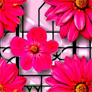 Pink Flowers Wallpaper Png Cwu PNG image