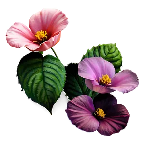 Pink Garden Flowers PNG Mfn79 PNG