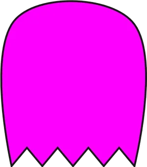 Pink Ghost Cartoon Graphic PNG image