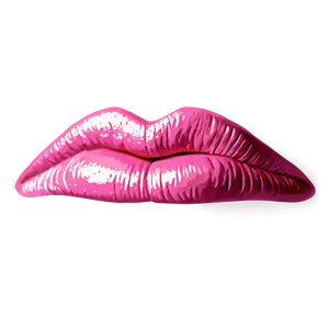 Pink Glitter Lips PNG 06212024
