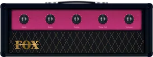 Pink Guitar Amplifier Head PNG image