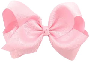 Pink Hair Bow Graphic PNG image