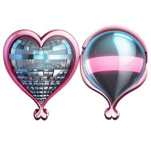 Pink Heart Bubble PNG Iwx68 PNG
