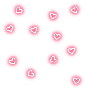 Pink Heart Bubbles Stickers PNG image