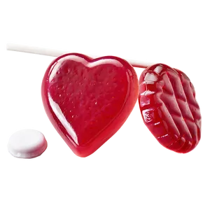 Pink Heart Candy PNG Hae87