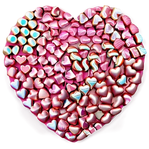 Pink Heart Candy PNG Kel PNG