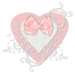 Pink Heart Designwith Bow