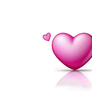 Pink Heart Emoji Background PNG 78