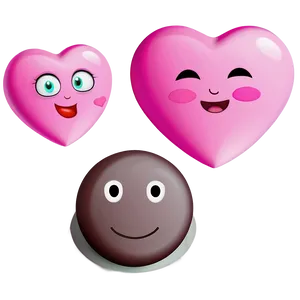 Pink Heart Emoji For Texting PNG Dqf