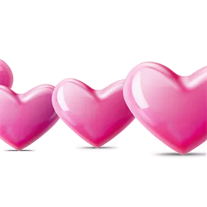 Pink Heart Emoji For Valentine PNG Fxa