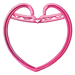 Pink Heart Emoji Outline PNG 06262024 PNG