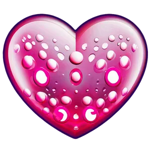 Pink Heart Emoji Outline PNG Tve