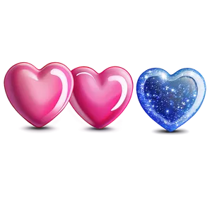 Pink Heart Emoji With Sparkles PNG 06262024