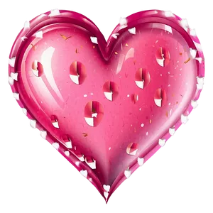 Pink Heart Emoji With Sparkles PNG 59