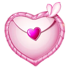 Pink Heart Envelope PNG 6 PNG