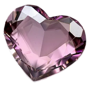 Pink Heart Gemstone PNG Mjb68 PNG