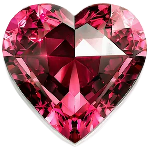 Pink Heart Gemstone PNG Rdq48 PNG