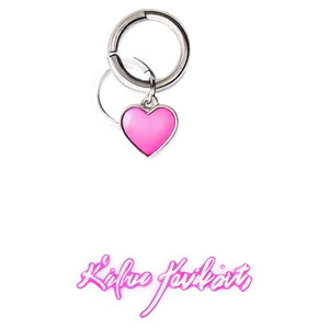 Pink Heart Keychain PNG 05232024
