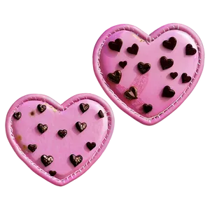 Pink Heart Patch PNG Tii PNG