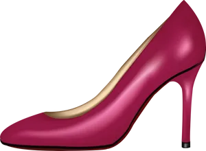 Pink High Heel Shoe Graphic