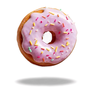 Pink Iced Donut Png Bth PNG image