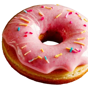 Pink Iced Donut Png Lle93 PNG image