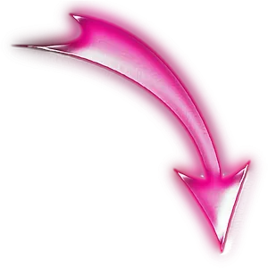 Pink Inflatable Arrow PNG image
